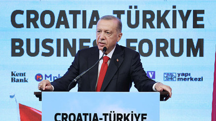 Cumhurbaşkanı Erdoğan, Türkiye-Hırvatistan arasındaki ticaret hedefini açıkladı