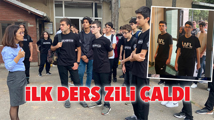 İlk ders zili çaldı