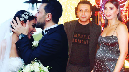 Ağustos ayında nikah masasına oturmuşlardı... Bebek göründü