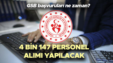 Gençlik ve Spor Bakanlığı personel alımı başvuru şartları nedir İşte GSB 4 bin 147 personel alımı kadro ve kontenjan dağılımı
