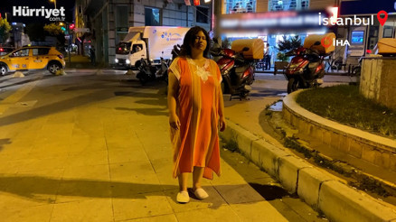 Beyoğlu’nda bir garip olay: Kaldırımda hareketsiz bekleyen kadın polisi alarma geçirdi