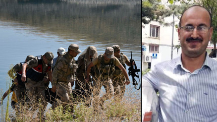 Balık tutmak için Fırat Nehrine giren lise müdüründen acı haber