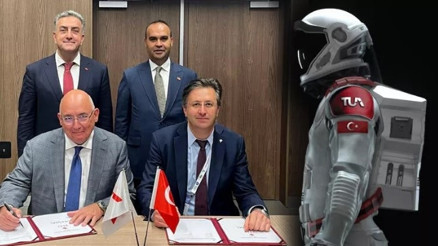 Türk uzay yolcusu için anlaşma