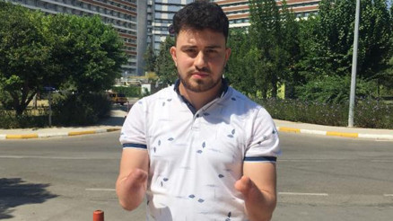 Çift kol nakli bekleyen Alihanın hayali, parmağına yüzük takmak
