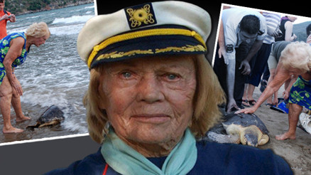 Carettaların annesi June Haimoff anısına yapılan anıt açıldı