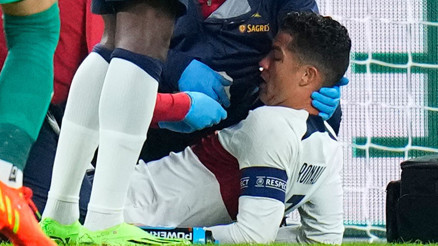 Portekizin farklı kazandığı maçta Cristiano Ronaldo korkuttu