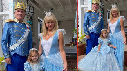 Ünlü çifte hayranlarından alkış: İnsan torunu için ne kılıklara giriyor