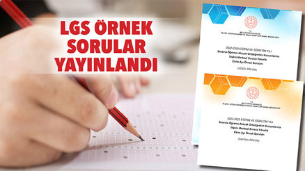 LGS örnek sorular yayınlandı