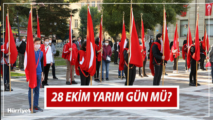 28 Ekim yarım gün mü, okullar tatil mi 29 Ekim resmi tatili hakkında mevzuattan detaylar...