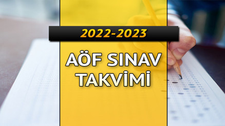 AÖF SINAV TARİHLERİ: 2022- 2023 AÖF güz dönemi sınavları ne zaman
