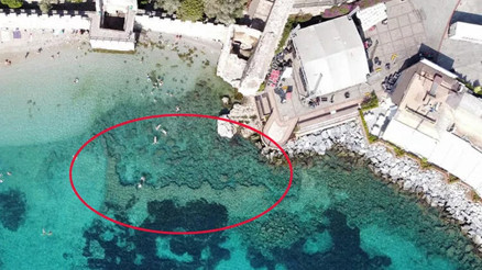 Alanya Kalesinde büyük keşif: Dalgalar oraya çıkardı