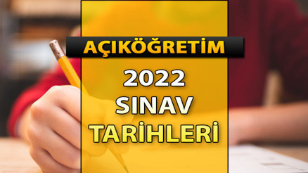 AÖF, ATA AÖF ve AUZEF sınav tarihleri 2022 Açıköğretim güz dönemi sınavları ne zaman