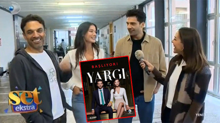 O sahneyi izledikten sonra ağladık Set Ekstra, Yargı dizisinin setinde