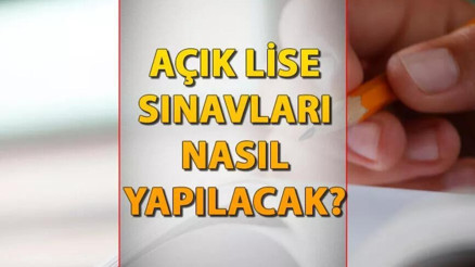 AÖL SINAV TAKVİMİ: Açık Öğretim Lisesi 1. dönem sınavları ne zaman, nasıl yapılacak İşte MEB açıklaması