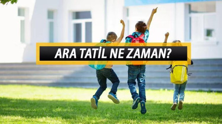 İlk ara tatil ne zaman başlıyor Okullarda 1 haftalık tatil bekleniyor... 1. dönem ara tatil ne zaman Kasım ara tatili ne zaman başlayacak