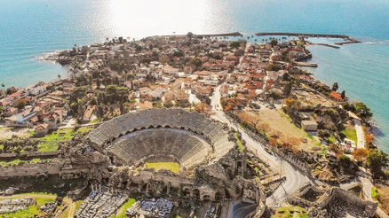 Geçmişle bugün arasındaki köprü, bir müze kent olmuş Side...