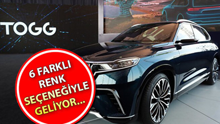 TOGG RENKLERİ BELLİ OLDU: Anlamları dikkat çeken yerli otomobil TOGG hangi renklerde üretiliyor İşte TOGG renk isimleri ve özellikleri