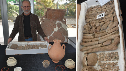 İzmirde Yassıtepe kazılarında Miken Uygarlığına ait mezar alanı bulundu
