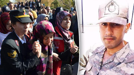 Şehit Uzman Onbaşı Akçağlayan, son yolculuğuna uğurlandı