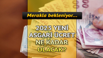Yeni asgari ücret zammı 2023 ne kadar olacak Brüt/Net asgari ücrete kaç TL zam gelecek Bakan Bilginden önemli açıklama