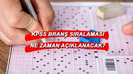 KPSS BRANŞ SIRALAMASI: KPSS Önlisans branş sıralaması ne zaman açıklanır