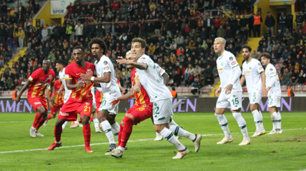 Kayserispor 1-2 Konyaspor / Maç özeti ve golleri