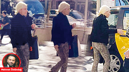 Şarkıcı Gülşen Barselona’da alışverişte