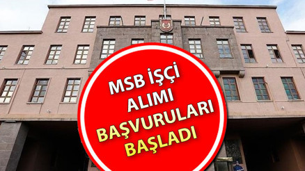 Milli Savunma Bakanlığı 1115 işçi alımı başvuruları ne zaman sona erecek İşte, başvuru şartları ve son başvuru tarihi…
