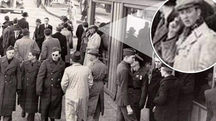 Yıl:1943, kim bu adam Sosyal medyayı ikiye bölen kare... Yıl:1943, kim bu adam Sosyal medyayı ikiye bölen kare...