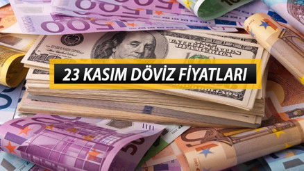 Dolar bugün ne kadar 1 Dolar kaç TL İşte 23 Kasım güncel Dolar, Euro ve Sterlin fiyatları...