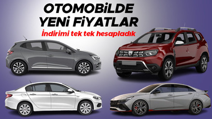 Son dakika... İşte ÖTV matrahı düzenlemesi sonrası yeni otomobil fiyatları İndirimi tek tek hesapladık... Araba fiyatları düştü mü