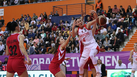 A Milli Kadın Basketbol Takımı’ndan tarihi fark