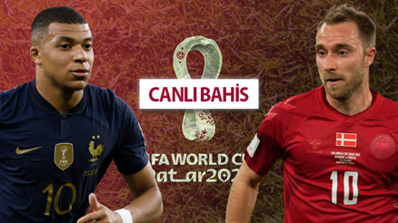 Fransada ilk 11den bir fire daha verildi, Danimarkada sistem değişiyor Dünya Kupası iddaa oranları, son haberler...