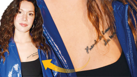 Hazal Subaşının dövmesinin sırrı: 16 yaşında yaptırdım