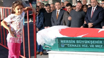 Mersinde sınıf arkadaşının okulda bıçaklayıp öldürdüğü 12 yaşındaki Fatmanisa Yürekli son yolculuğuna uğurlandı