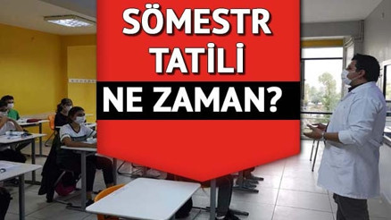 YARIYIL TATİLİ (SÖMESTR) NE ZAMAN Karneler ne zaman alınacak, kaç gün kaldı MEB 2022-2023 15 tatil takvimi resmi sitede yayımlandı