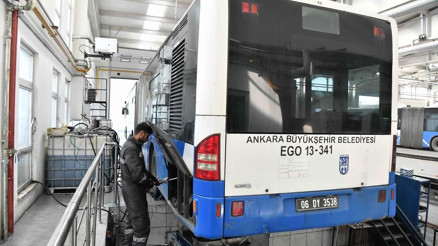Otobüsler kışa hazır