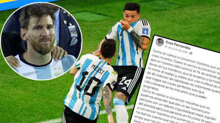 Enzo Fernandezin Lionel Messiye 6 yıl önce yazdığı mektup ortaya çıktı Bugün Dünya Kupası için beraber savaşıyorlar... Enzo Fernandezin Lionel Messiye 6 yıl önce yazdığı mektup ortaya çıktı Bugün Dünya Kupası için beraber savaşıyorlar...