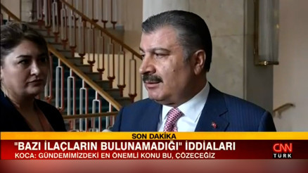 Bakan Koca: Gündemimizdeki en önemli konu bu, ilaçtaki sorunları çözeceğiz