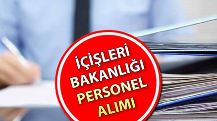 İçişleri Bakanlığı personel alımı ilanı yayınlandı İşte, personel alımı başvuru şartları, tarihler ve alım yapılacak kadrolar… İçişleri Bakanlığı personel alımı ilanı yayınlandı İşte, personel alımı başvuru şartları, tarihler ve alım yapılacak kadrolar…