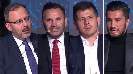 Bakan Kasapoğlu; Okan Buruk, Emre Belözoğlu ve Nuri Şahin ile birlikte panele katıldı Bakan Kasapoğlu; Okan Buruk, Emre Belözoğlu ve Nuri Şahin ile birlikte panele katıldı