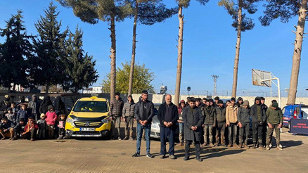 Kilis’te 57 düzensiz göçmen yakalandı