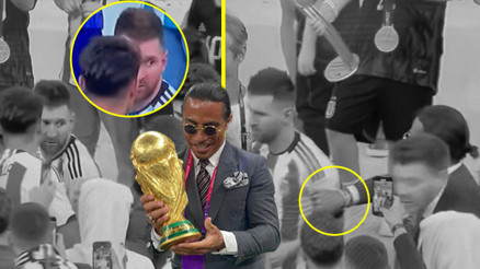 2022 Dünya Kupasında Nusret Gökçe, Lionel Messiyi rahat bırakmadı Saha içinde fotoğraf için dakikalarca uğraştı... Kupaya yaptığı harekete Angel Di Maria çok şaşırdı... 2022 Dünya Kupasında Nusret Gökçe, Lionel Messiyi rahat bırakmadı Saha içinde fotoğraf için dakikalarca uğraştı... Kupaya yaptığı harekete Angel Di Maria çok şaşırdı...