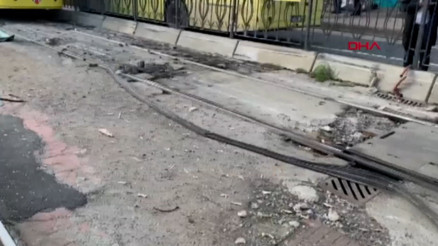 Kabataşta tramvay kazası