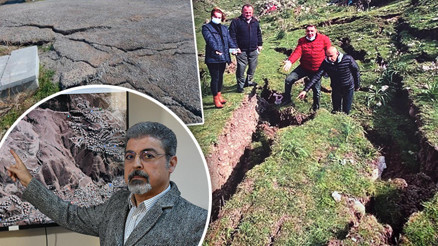 Prof. Dr. Sözbilir böyle uyardı: Harmandalındaki heyelan bölgesi için acil çağrı