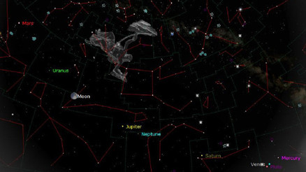 Gökyüzünde yılbaşı sürprizi: 7 gezegen, dolunay ve Plüton