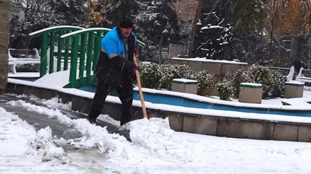 Vanda kar yağışı etkili