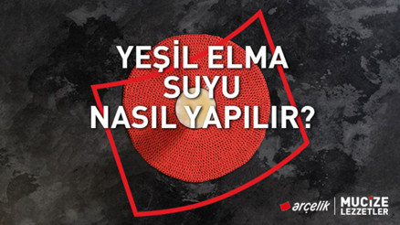 Ev yapımı yeşil elma suyu | Mucize Lezzetler