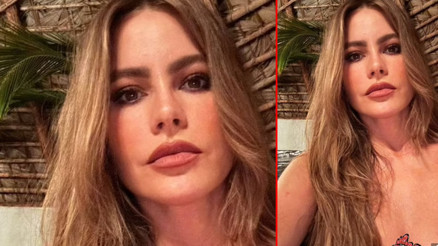 Cüretkar yıldızdan şaşırtan hareket: Göğüs dekoltesine balıklı sansür