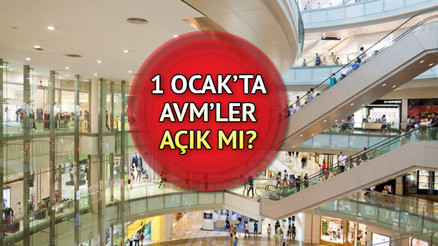 Bugün AVMler açık mı, çalışıyor mu 1 Ocak 2023 AVMler kaçta açılıyor, kapanıyor İşte AVM çalışma saatleri Bugün AVMler açık mı, çalışıyor mu 1 Ocak 2023 AVMler kaçta açılıyor, kapanıyor İşte AVM çalışma saatleri
